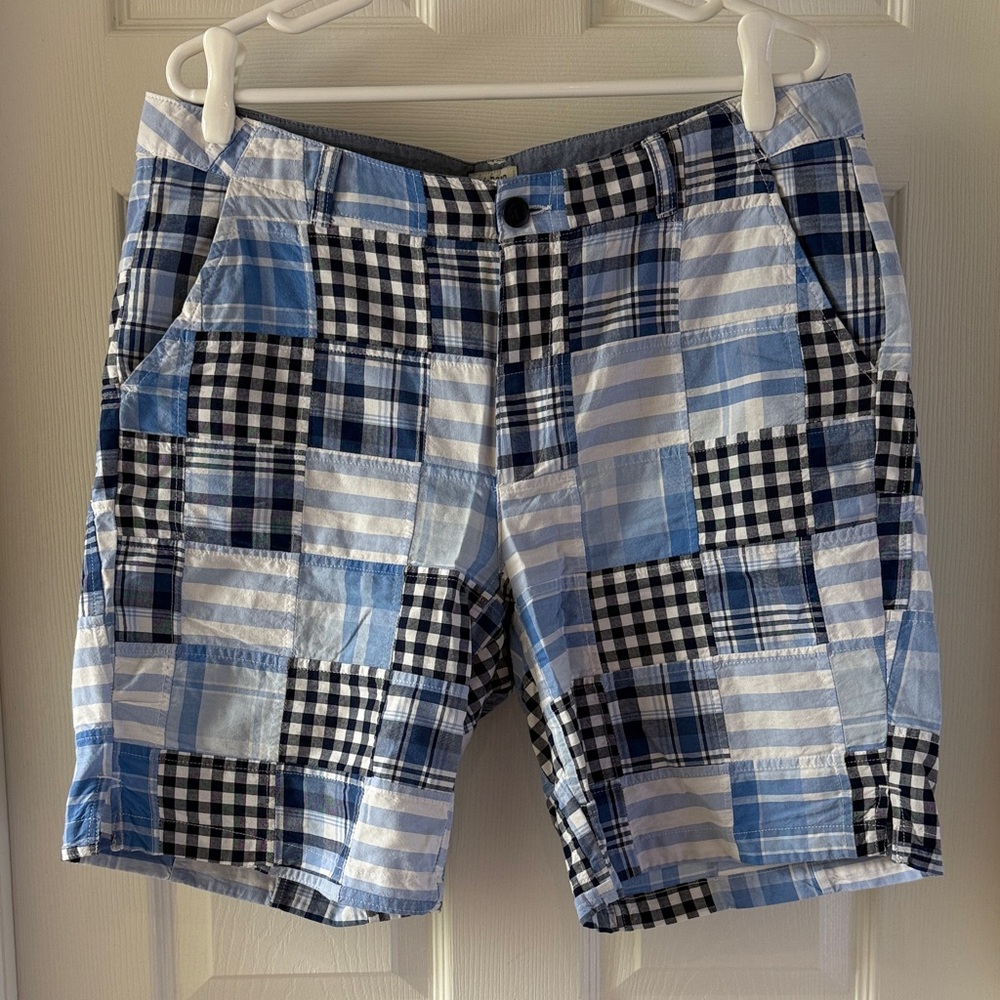 LLBean Patchwork Bermuda Shorts - size 16